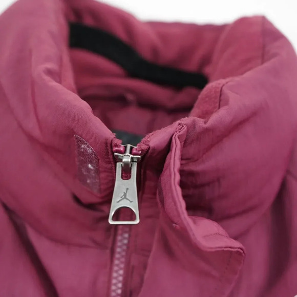Air Jordan Oversized Puffer Jacket Men's Large Bordeaux - Picture 5 of 12